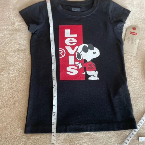 Levi’s Toddler Snoopy T-Shirt - Size 3-4T - Picture 7 of 8